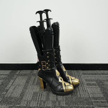 Arlecchino Genshin Custom Made Shoes Boots Cosplay Anime