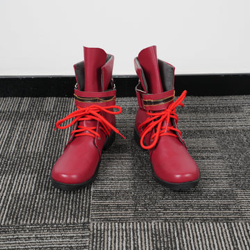 Tifa Lockhart Red Custom Made Shoes Boots Cosplay Anime