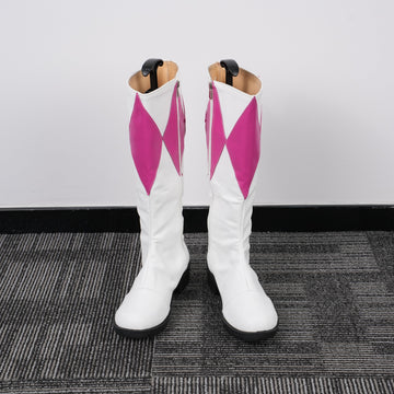 Pink Ranger Custom Made Shoes Boots Cosplay Anime