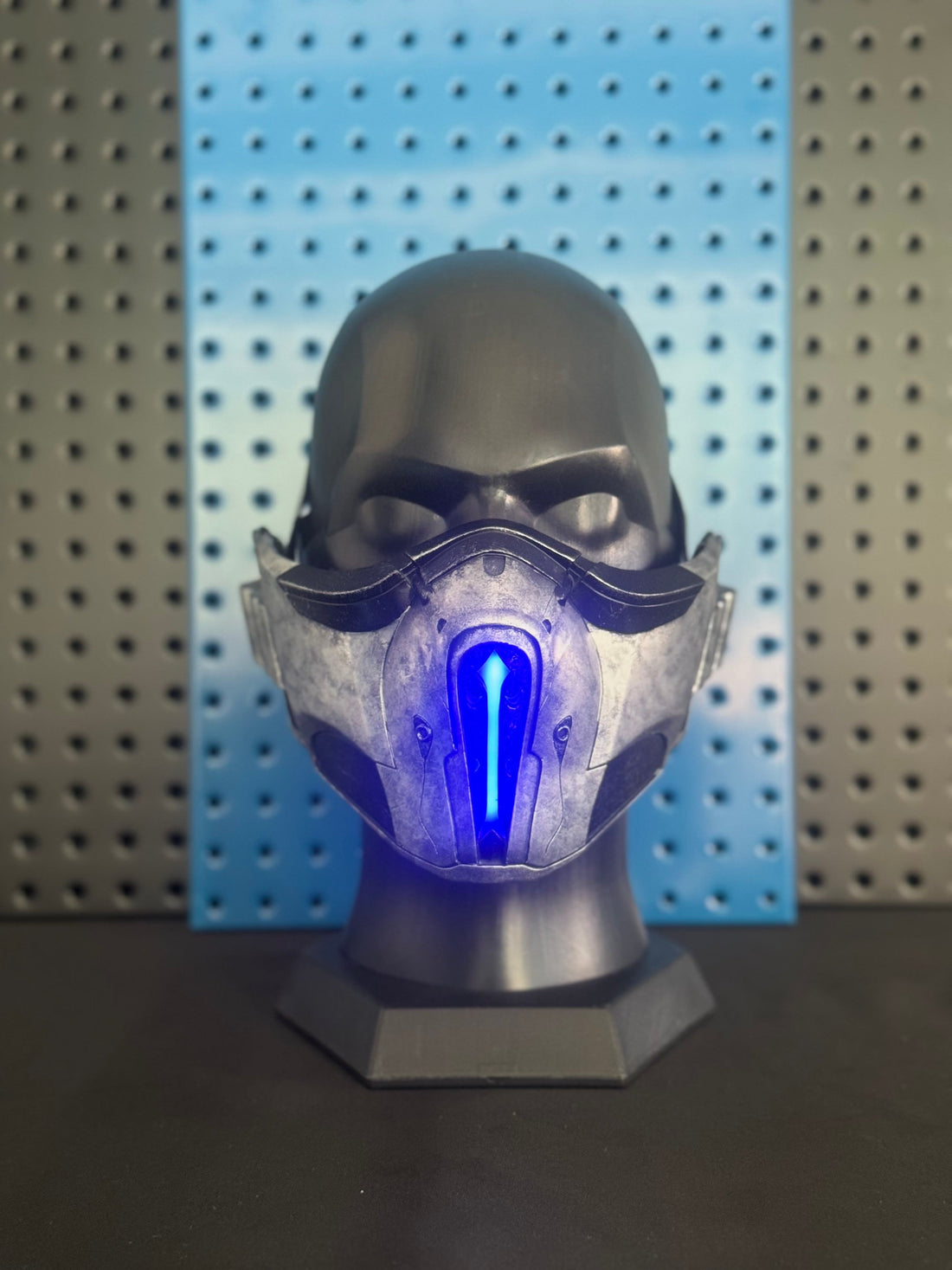 Sub-Zero Cosplay Mask – Mortal Kombat Wearable Helmet Prop Mask, Helmet, Costume Wearable Movie Prop