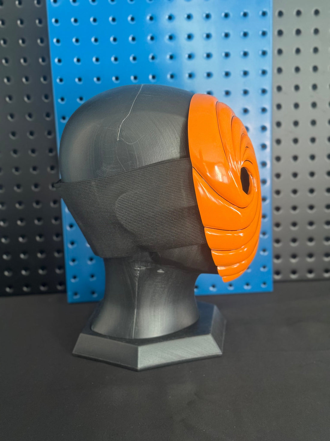 Tobi Uchiha Cosplay Mask – Naruto Shippuden Wearable Helmet Prop