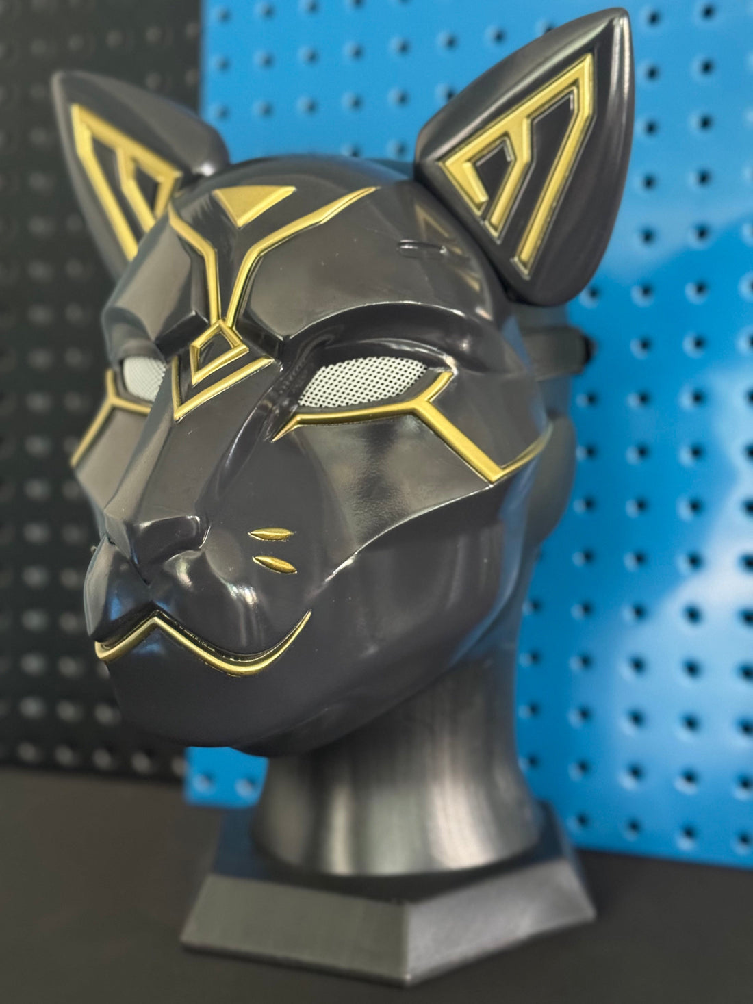 Bastet Ana Cosplay Mask – Overwatch Wearable Helmet Prop