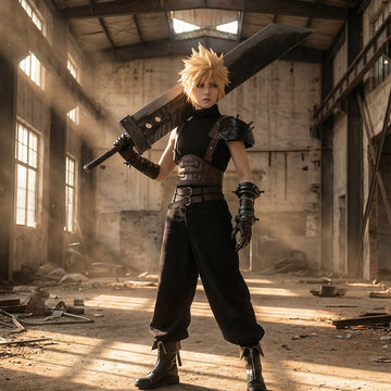 Full Anime Costume Cloud Strife - FF7 Cosplay Outfit for Expo-Events
