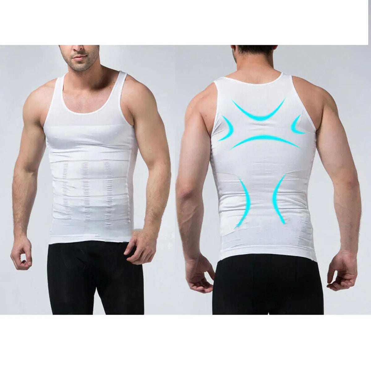 Men's Activewear Tank Top Vest Shapewear Undershirts