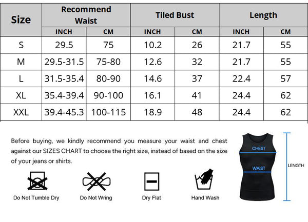 Men's Activewear Tank Top Vest Shapewear Undershirts