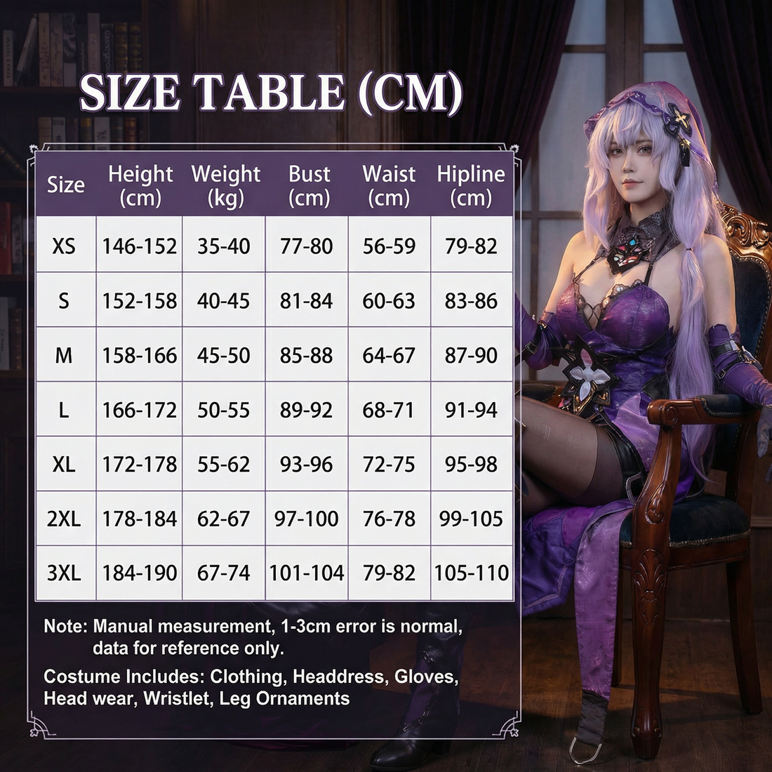 Black Swan Cosplay Costume – Honkai: Star Rail Elegant Dress Outfit