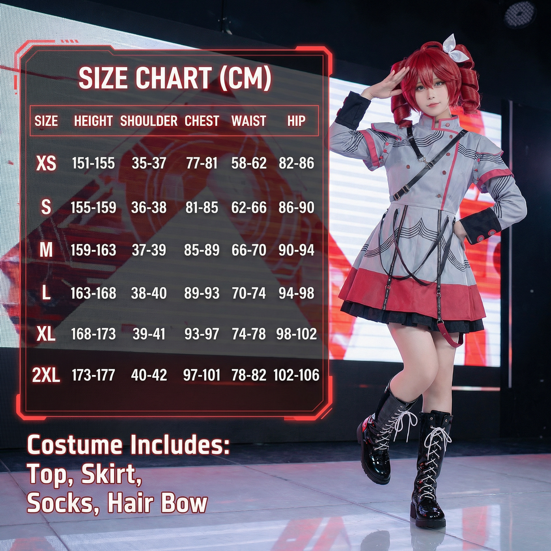 Kasane Teto Cosplay Costume – Vocaloid Synth Idol Outfit
