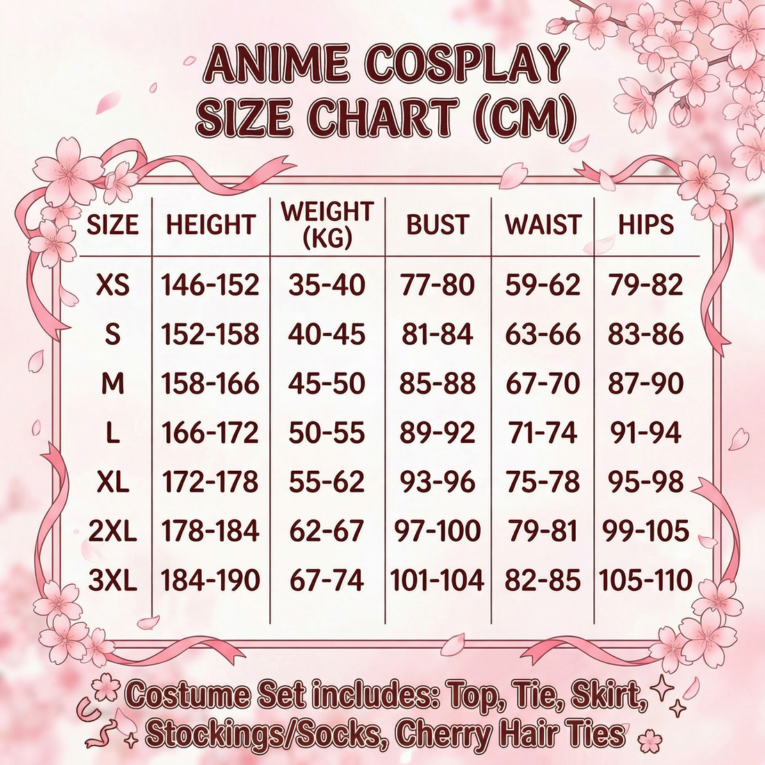 Hatsune Miku Cosplay Costume – Vocaloid Sakura Outfit