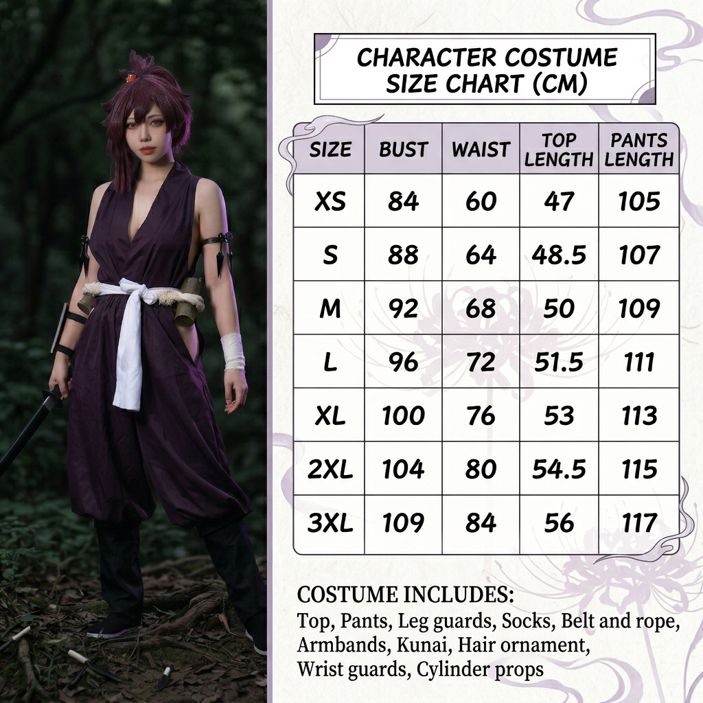 Yuzuriha Cosplay Costume – Hell's Paradise Kunoichi Outfit
