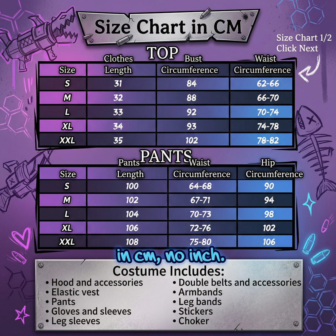 Jinx Cosplay Costume – Arcane League of Legends Outfit