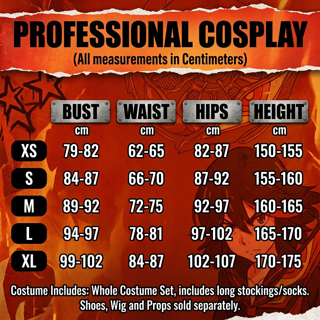 Ryuko Matoi Cosplay Costume – Kill la Kill Kamui Senketsu Outfit