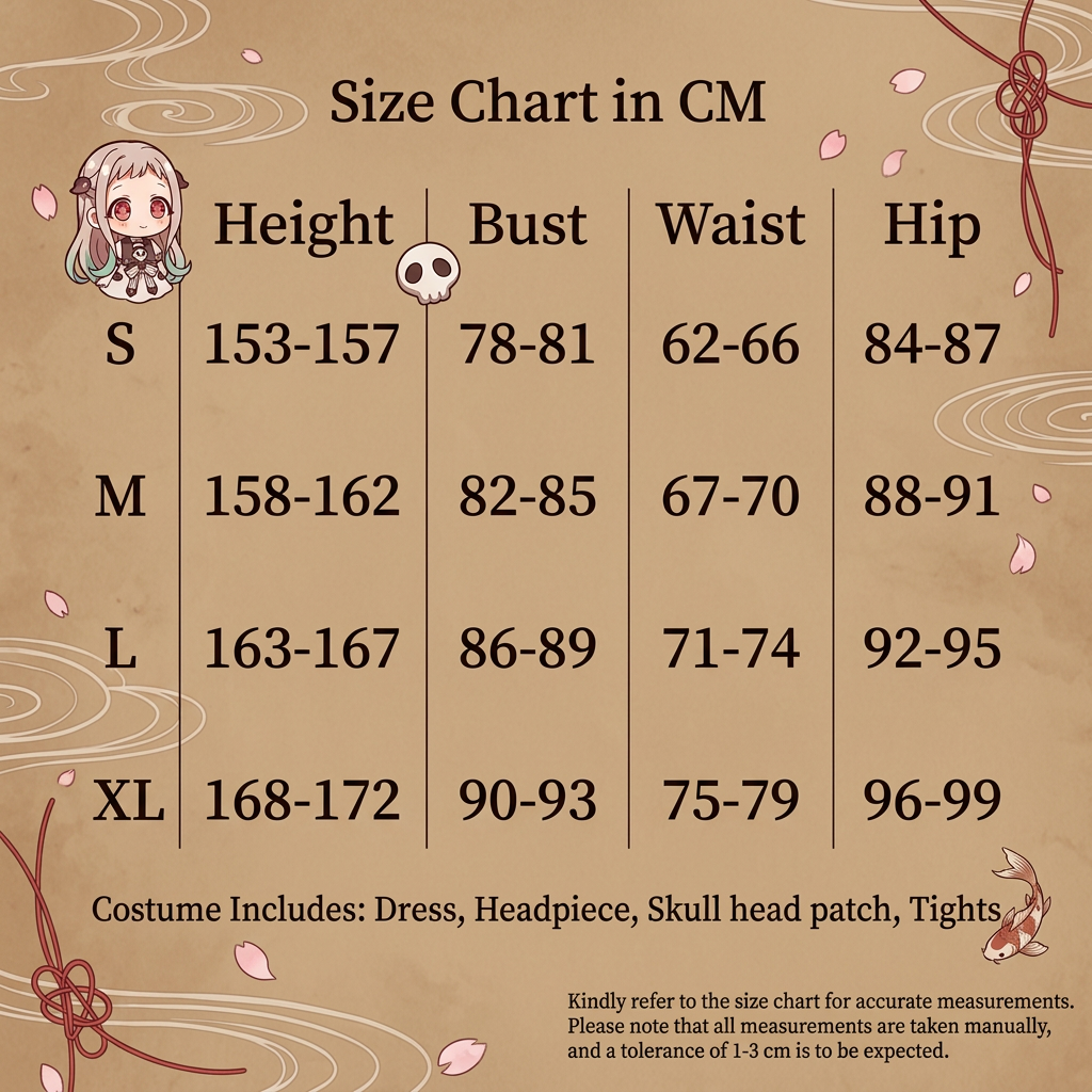 Nene Yashiro Cosplay Costume – Toilet-Bound Hanako-kun School Uniform Outfit