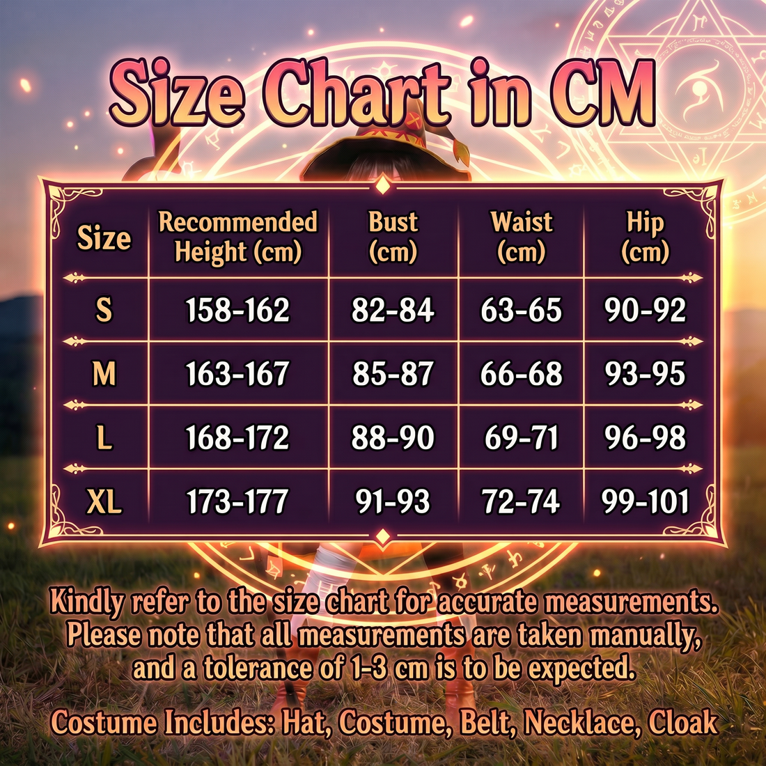 Megumin Cosplay Costume – KonoSuba Arch Wizard Outfit