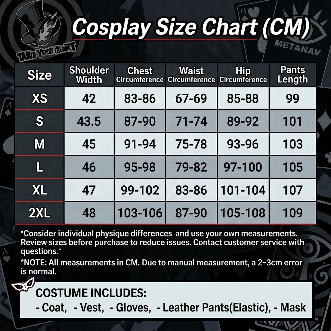Ren Amamiya Joker Cosplay Costume – Persona 5 Phantom Thief Outfit