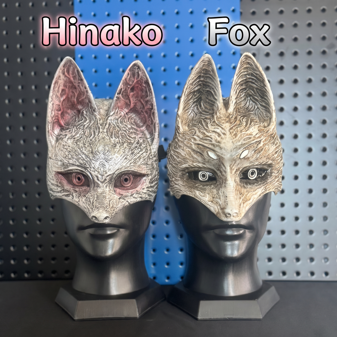 Shimizu Hinako & Kotoyuki Tsuneki Cosplay Mask Set – Silent Hill f Wearable Helmet Props