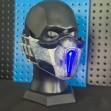 Sub-Zero Cosplay Mask – Mortal Kombat Wearable Helmet Prop Mask, Helmet, Costume Wearable Movie Prop