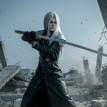 Sephiroth FF7 Inspired Cosplay Outfit - Convention & Anime Event Ready