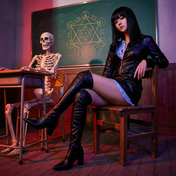 Elegant Black Spicy Outfit Cosplay | Nico Robin Costume Full Set for Anime Events & Photoshoots