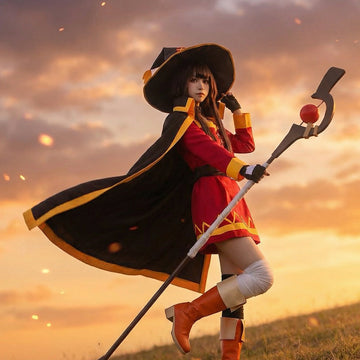 Megumin Cosplay Costume - Complete Anime Outfit Set for Conventions, Expo and Photoshoots