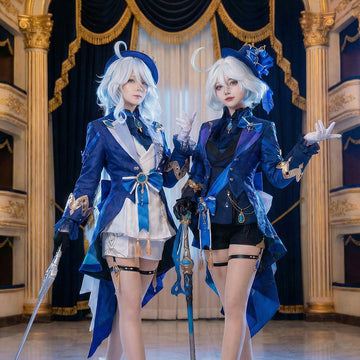 Furina Anime Cosplay Outfit - Complete Costume Set for Expo, Conventions Photoshoots