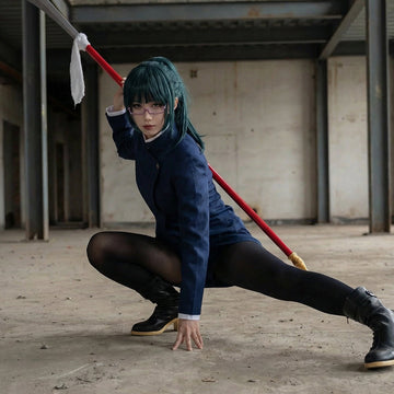 Anime Maki Zenin Cosplay Outfit - Full Costume Set for Conventions and Expo