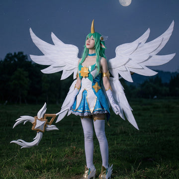 Soraka Cosplay Outfit - Complete Character Costume Set