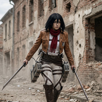 Convention Ready Survey Corps - Eren, Mikasa, Hange, Cosplay Costume Set - Full Anime Outfit