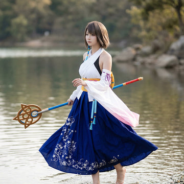 Yuna Full Cosplay Costume - Expo & Photoshoot Ready