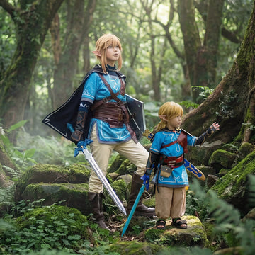 Zelda Inspired Cosplay Costume - Complete Fantasy Anime Outfit for Expo and Convention Use