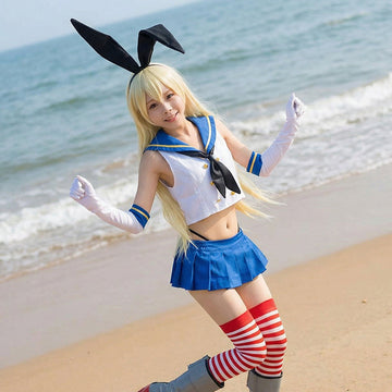 Shimakaze Cosplay Costume - Full Anime Outfit for Conventions & Expo