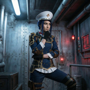 Anime Caitlyn Arcane Cosplay Outfit - Full Costume Set for Conventions and Expo