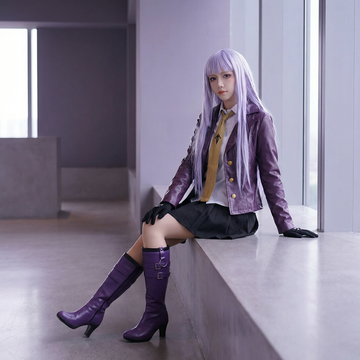 Kyoko Purple Suit Full Cosplay Outfit - Anime Costume Set for Events and Photoshoots