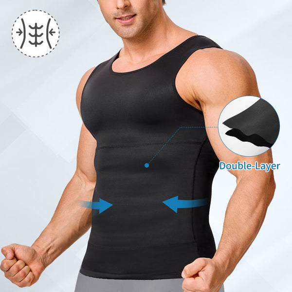 Men's Activewear Tank Top Vest Shapewear Undershirts